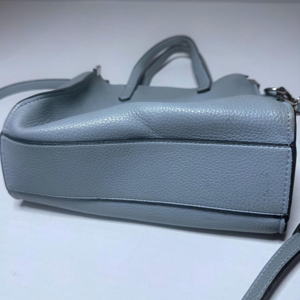 Steve Madden Light Blue Adjustable Detachable Crossbody Strap Small Purse Bag - Picture 6 of 13